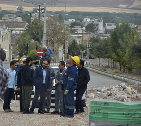 بازدید از طرح مسکن ۱۶۰ واحدیِ شهرستان هرسین