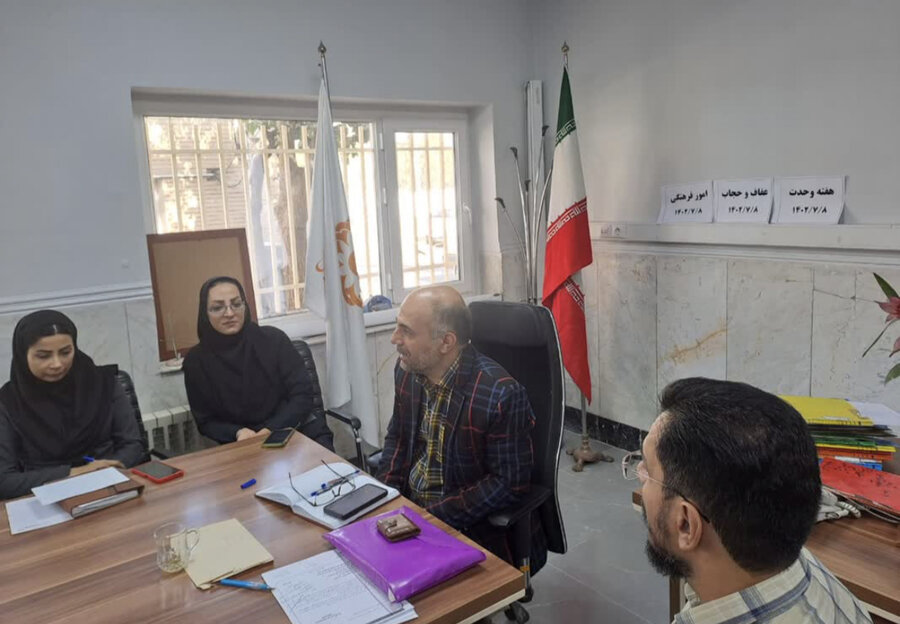 برگزاری جشن هفته وحدت و نشست عفاف و حجاب در بهزیستی فردیس