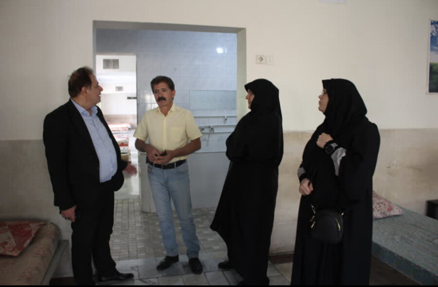 بازدید سرزده مدیرکل بهزیستی البرز از مرکز نگهداری از بیماران اعصاب و روان مهر هشتگرد