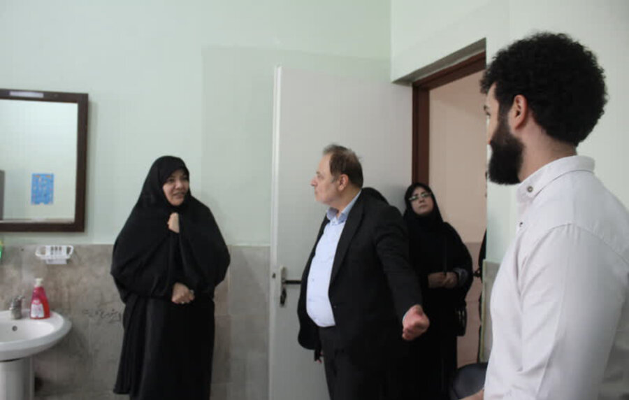 بازدید سرزده مدیرکل بهزیستی البرز از مرکز نگهداری از بیماران اعصاب و روان مهر هشتگرد