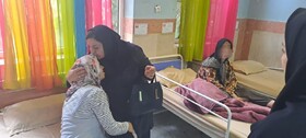 شهریار |دیدار مسئولین توانبخشی بهزیستی شهرستان با سالمندان مرکز نگهداری شریف