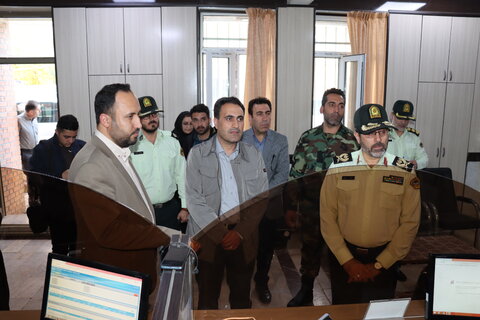 گزارش تصویری| بازدید فرماندهی انتظامی استان از واحدهای تخصصی بهزیستی