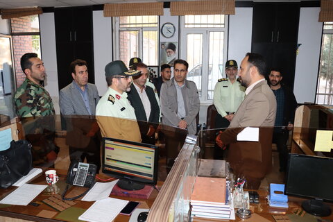 گزارش تصویری| بازدید فرماندهی انتظامی استان از واحدهای تخصصی بهزیستی