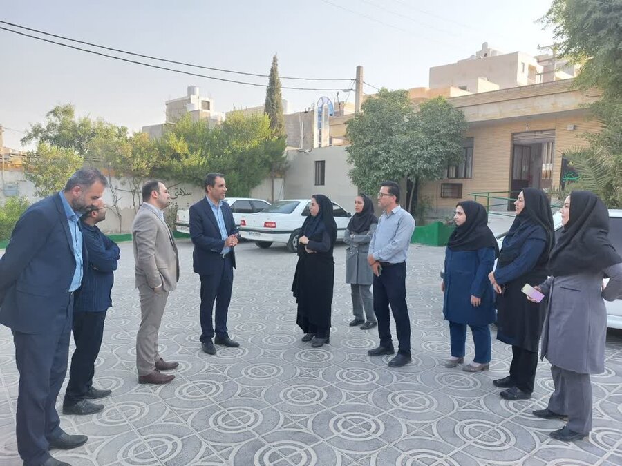 دیدار سرپرست بهزیستی استان بوشهر با کارکنان بهزیستی شهرستان جم