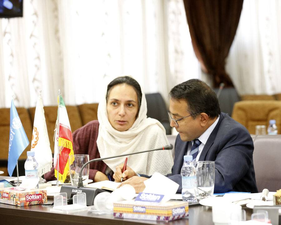 UNICEF Representative in Iran and Head of SWO held a common meeting