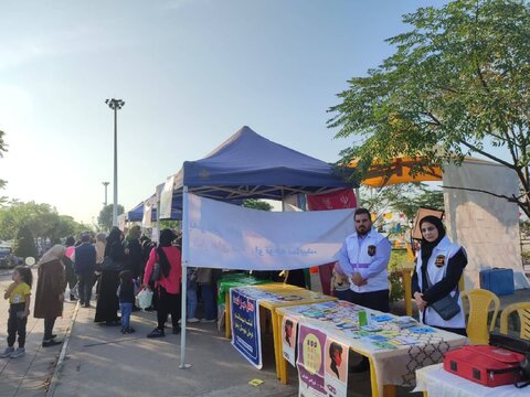 نوشهر| برپایی ایستگاه آگاه‌سازی خدمات اورژانس اجتماعی در شهرستان نوشهر