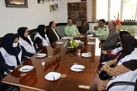 دیدار مدیرکل بهزیستی با معاون اجتماعی فرماندهی انتظامی استان به مناسبت فرا رسیدن هفته نیروی انتظامی
