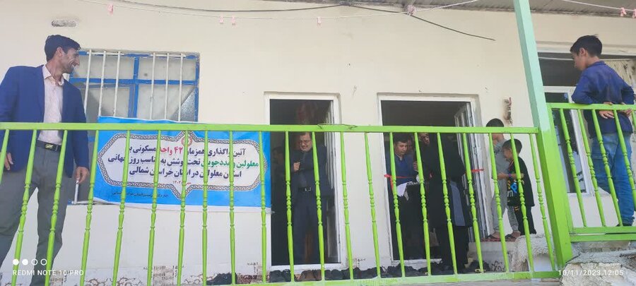 آیین واگزاری42 واحد مسکونی به مناسبت روز جهانی اسکان معلولین و سالمندان