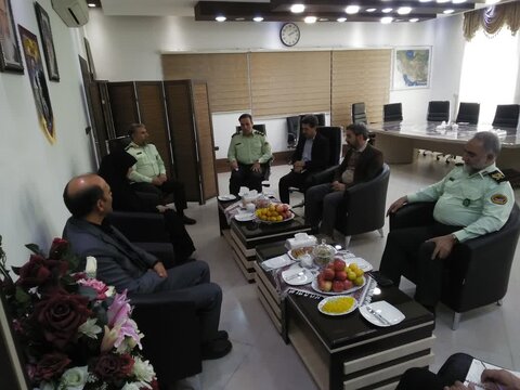 گزارش تصویری/دیدار مدیر کل و معاونین بهزیستی استان قم با فرماندهی انتظامی استان