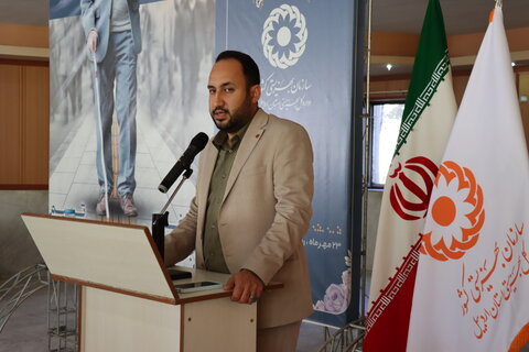 گزارش تصویری| برگزاری مراسم نکوداشت روز جهانی ایمنی عصای سفید در اردبیل