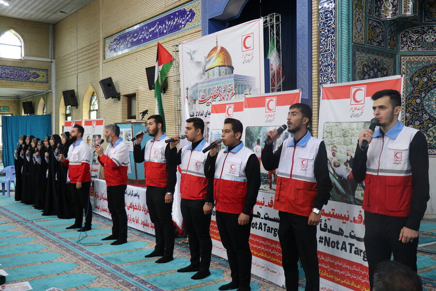 گزارش تصویری / حضور مجموعه بهزیستی آذربایجان غربی در اجتماع حمایت از مردم فلسطین 