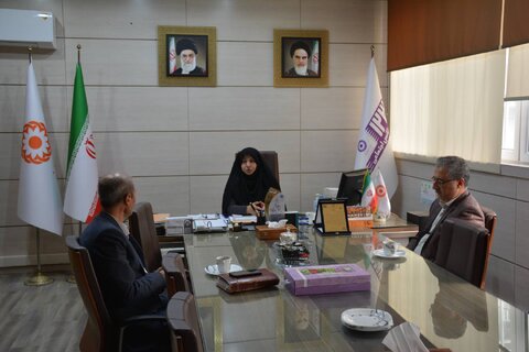 مدیرعامل انجمن MS استان مازندران با مدیر کل بهزیستی استان دیدار کرد