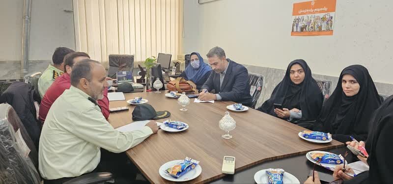 کاشان| نشست مشترک بهزیستی و مشاوران پاسگاههای نیروی انتظامی در شهرستان