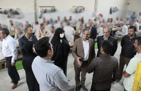 رئیس سازمان مدیریت استان البرز از کارگاههای اشتغال زایی مرکز ماده ۱۶ شهرستان چهارباغ بازدید کرد