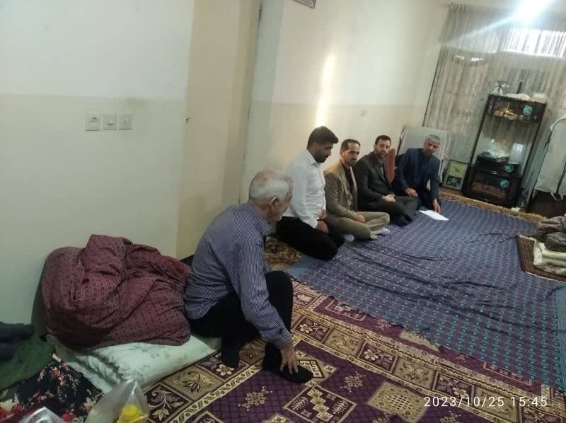 دیدارسرپرست بهزیستی استان گلستان باخانواده دارای ۸معلول شهرستان ترکمن