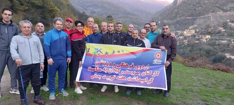 برپایی اردوی فرهنگی ورزشی کارمندان بهزیستی گیلان در ارتفاعات ماسوله