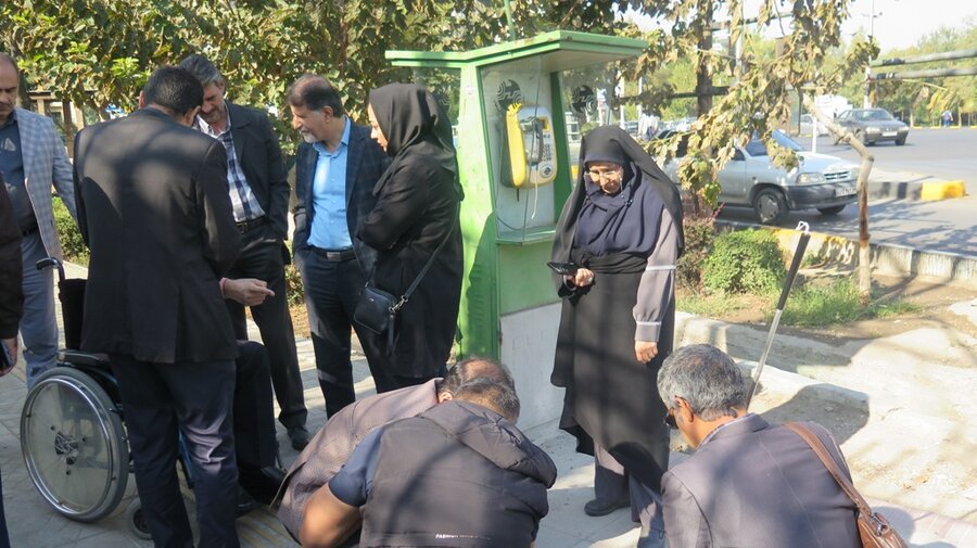 بازدید میدانی تیم مناسبسازی از معابر شهری