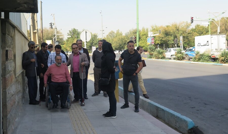 بازدید میدانی تیم مناسبسازی از معابر شهری