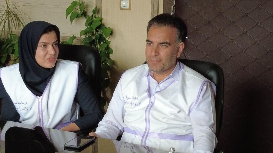 تقدیر از تیم اورژانس