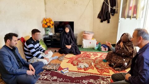 بازدید مشترک روسای بهزیستی و کمیته امداد امام خمینی(ره) شهرستان چالدران از منزل معلولین و مددجویان تحت حمایت