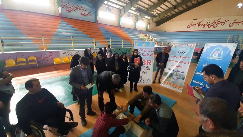 اولین جشنواره بازی های بومی و محلی معلولین در زنجان آغاز شد