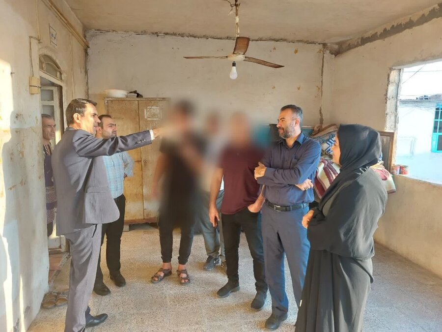 بازدید سرپرست بهزیستی استان  از کمپ ترک اعتیاد