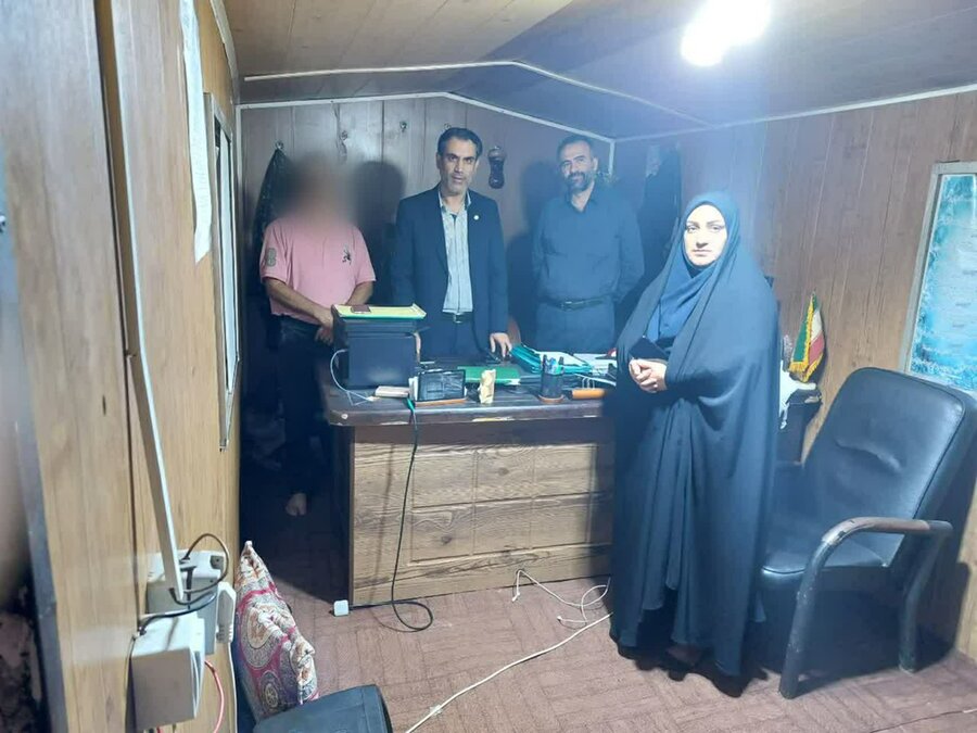 بازدید سر زده شبانه سرپرست بهزیستی استان بوشهر از مرکز اقامتی ترک اعتیاد در شهر بوشهر