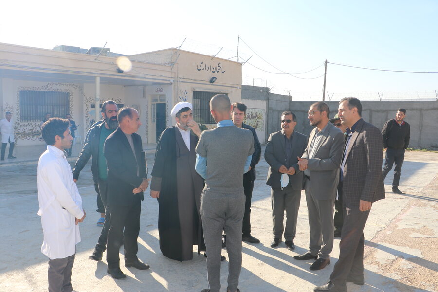 بازدد معاون پیشگیری از وقوع جرم دادگستری استان از کمپ ماده 16