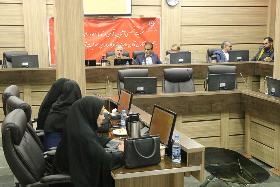 نشست تشریح ابعاد مختلف قانون جامع حمایت از افراد دارای معلولیت برگزار شد نشست تشریح ابعاد مختلف قانون جامع حمایت از افراد دارای معلولیت برگزار شد