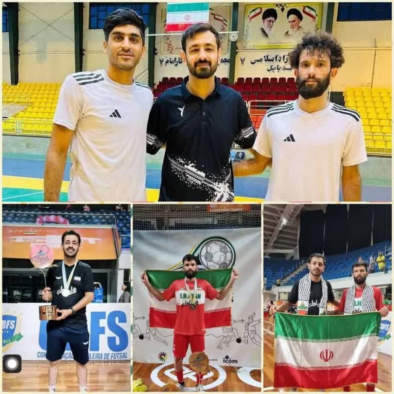 درخشش فوتسالیست های ناشنوای کرمانی در جهان درخشش فوتسالیست های ناشنوای کرمانی در جهان