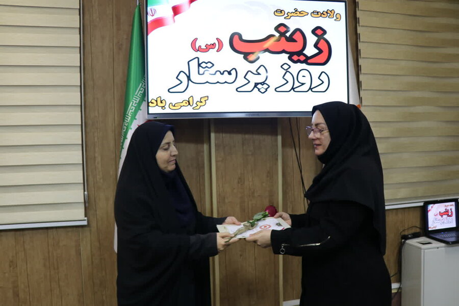 تقدیر مدیرکل بهزیستی از پرستاران شاغل در بهزیستی استان