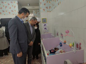 گزارش تصویری| بازدید معاون وزیر دادگستری از شیرخوارگاه تبریز