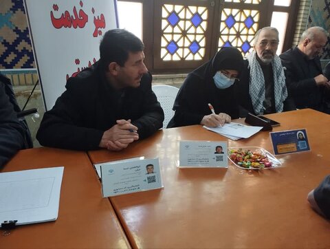 گزارش تصویری|  میز ارتباطات مردمی بهزیستی استان به مناسبت همایش اقتدار بسیجیان