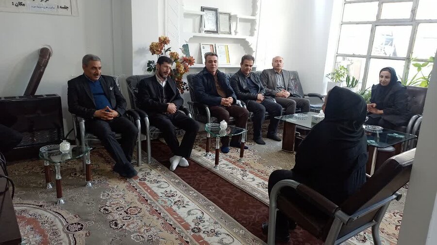 سفر مدیر کل بهزیستی استان کردستان به  کامیاران 