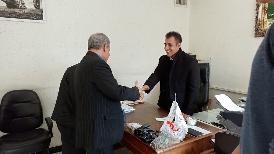 حضور مدیرکل بهزیستی کردستان در بهزیستی کامیاران