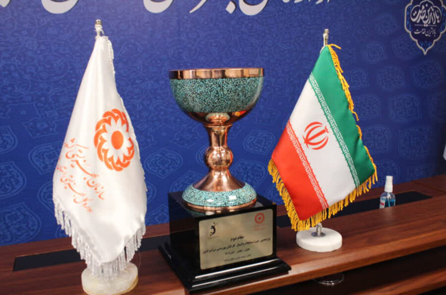 تقدیر از کارمندان والیبالیست قهرمان بهزیستی استان البرز