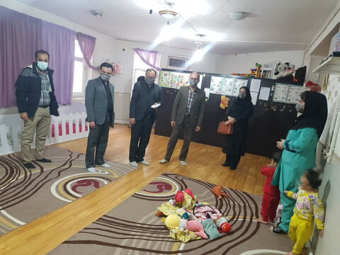 گزارش تصویری| بازدید دادستان عمومی و انقلاب شهرستان شاهرود از شیرخوارگاه نورمبین