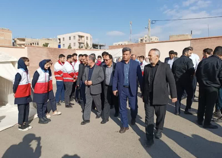 نظرآباد | مشارکت اورژانس اجتماعی در برگزاری مانور سراسری زلزله در شهرستان نظرآباد