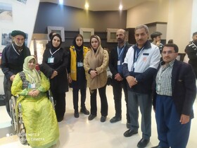 حضور مدیرکل و معاون توانبخشی بهزیستی استان کردستان در آیین گرامیداشت روز جهانی افراد دارای معلولیت در تهران