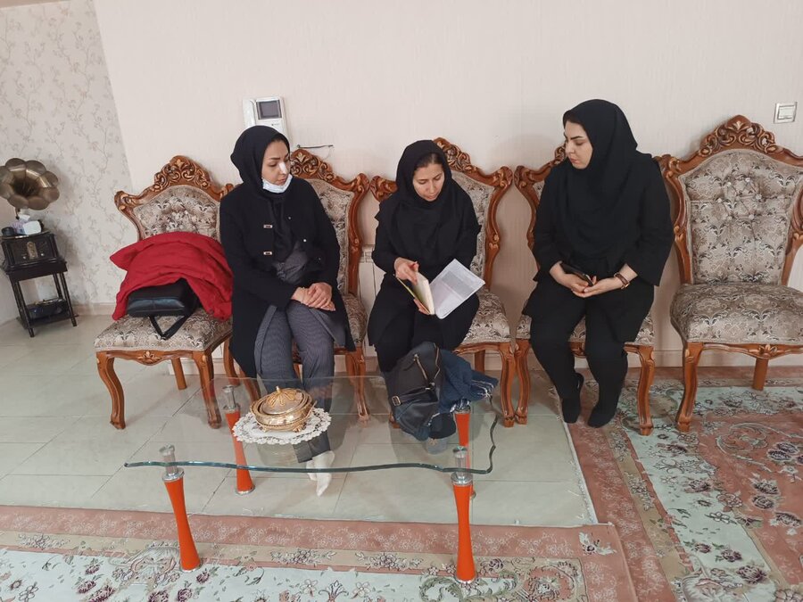 قــروە| بازدید کارشناس مشارکتهای مردمی از مراکز تحت نظارت بهزیستی