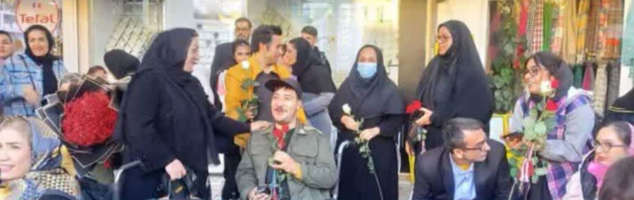 نظرآباد | نخستین تئاترخیابانی افراد دارای معلولیت نظرآبادی اجرا شد