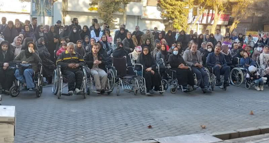 نظرآباد | نخستین تئاترخیابانی افراد دارای معلولیت نظرآبادی اجرا شد