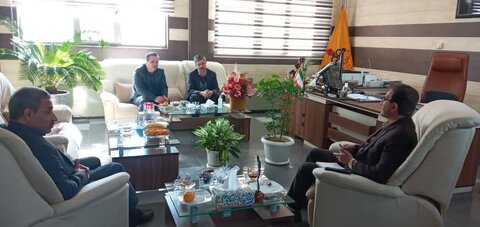 نشست مدیرکل بهزیستی استان کردستان با مدیرعامل شرکت گاز