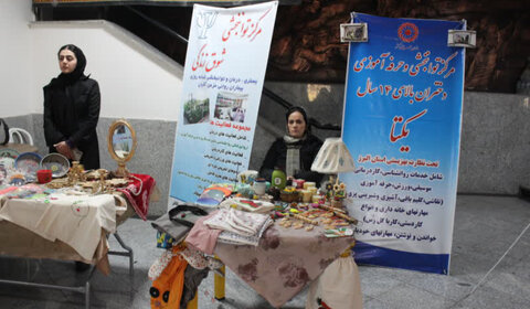 نمایشگاه دستاوردهای افراد دارای معلولیت استان البرز برپاشد