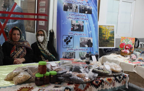 نمایشگاه دستاوردهای افراد دارای معلولیت استان البرز برپاشد