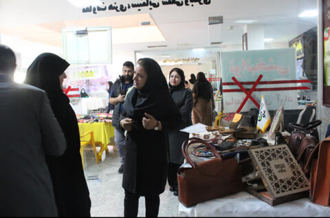 نمایشگاه دستاوردهای افراد دارای معلولیت استان البرز برپاشد