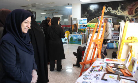 نمایشگاه دستاوردهای افراد دارای معلولیت استان البرز برپاشد