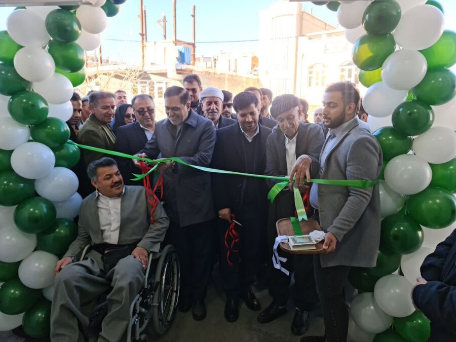 سقز | ساختمان جامعه معلولان سقز افتتاح شد