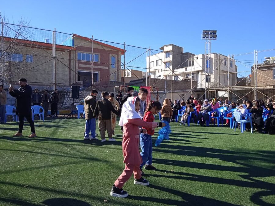 مریوان / برگزاری مراسم نشاط و شادی در مدرسه کودکان استثنایی