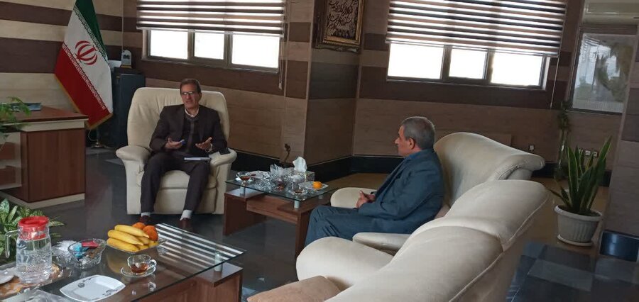 نشست مدیرکل بهزیستی استان کردستان با مدیرعامل شرکت گاز